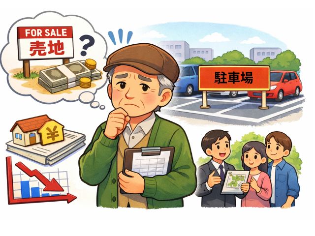 駐車場の売却を検討している大家さん