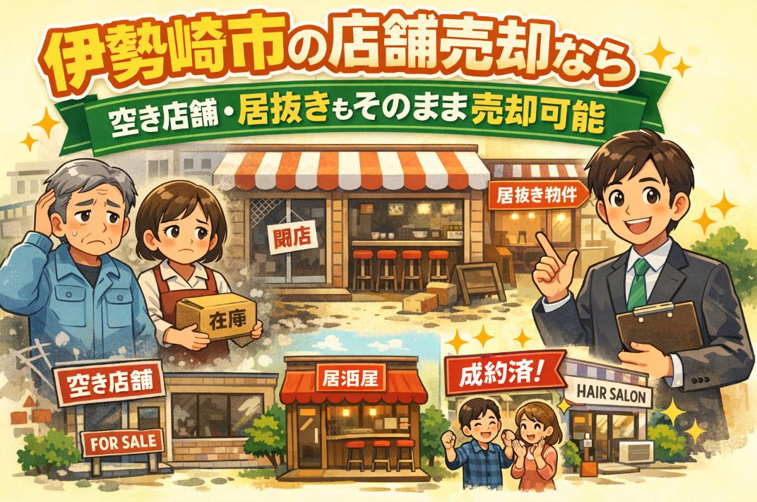 伊勢崎市で店舗売却するなら