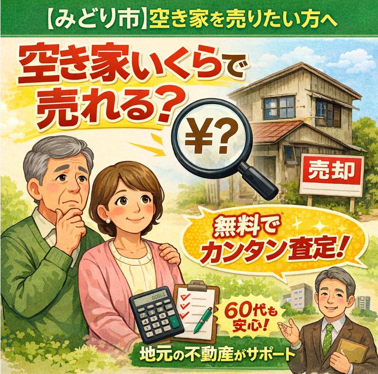 みどり市の空き家買取について