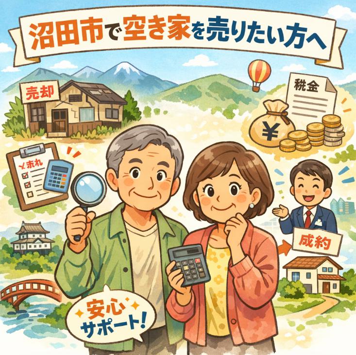 沼田市で空き家を売りたい老夫婦