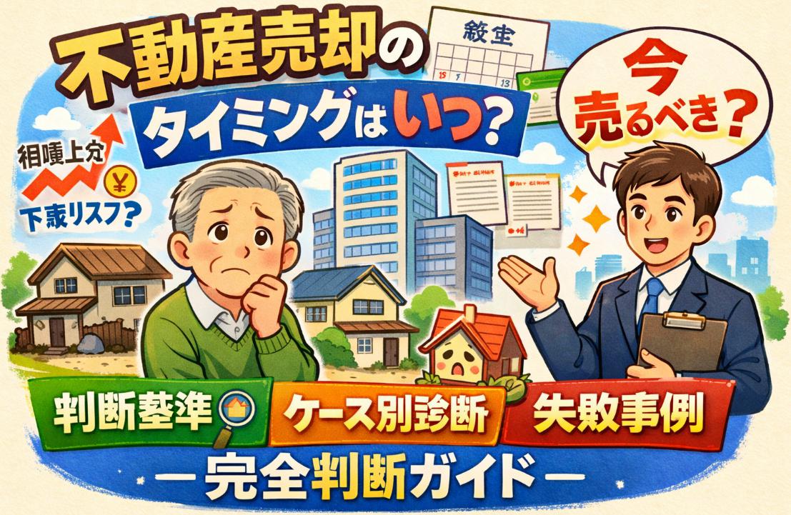 売却のタイミング聞く売主さん