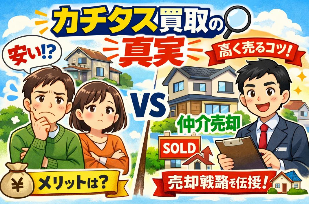 カチタスの買取が安いと疑問の人