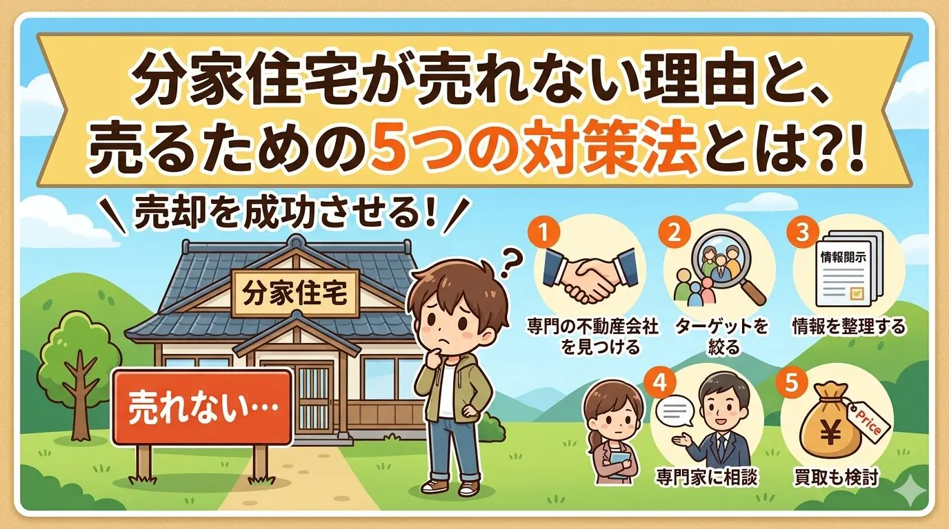 群馬県の分家住宅が売れない理由は