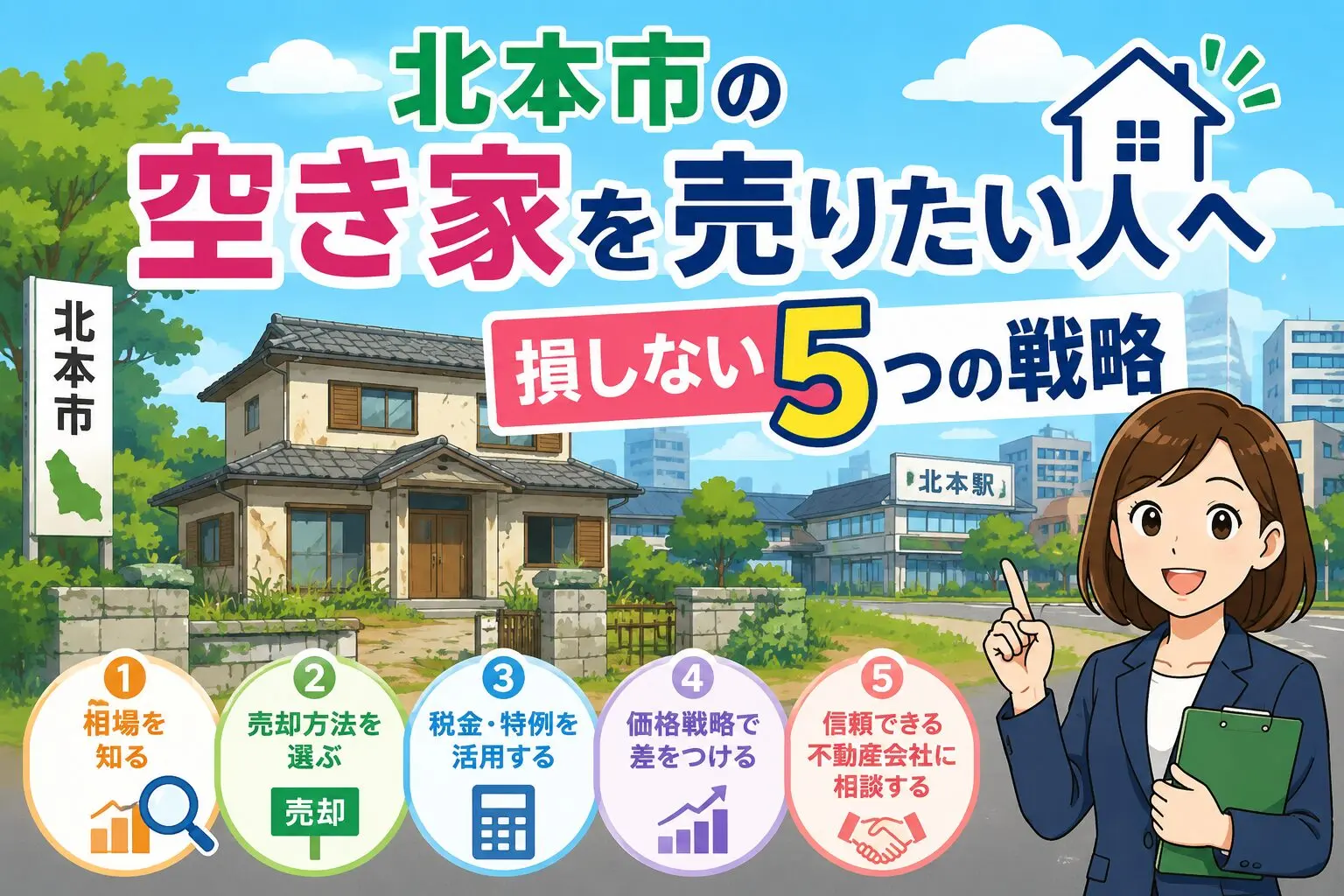 北本の空き家売却