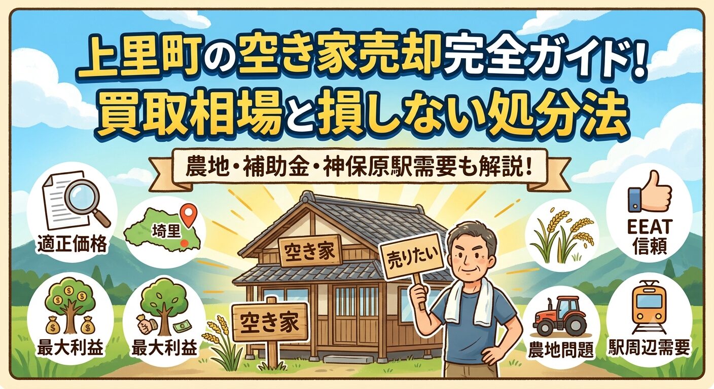 上里町の空き家を売りたい