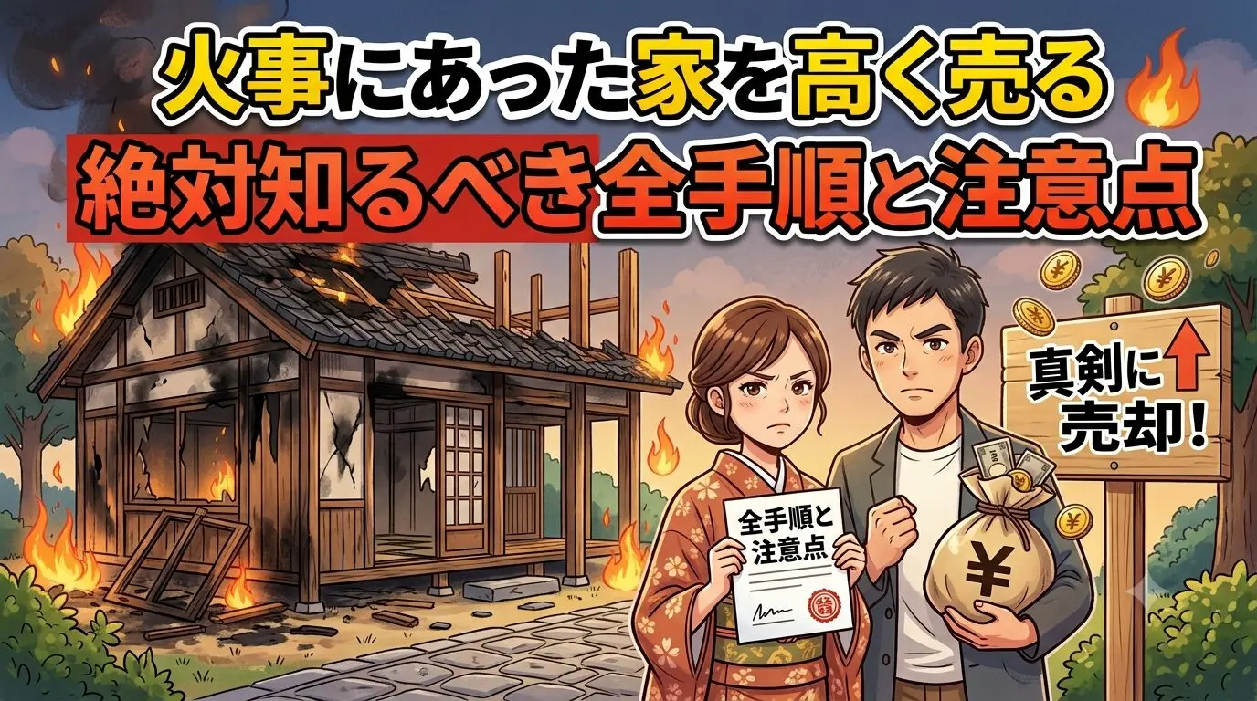 火事にあった家を売る方法