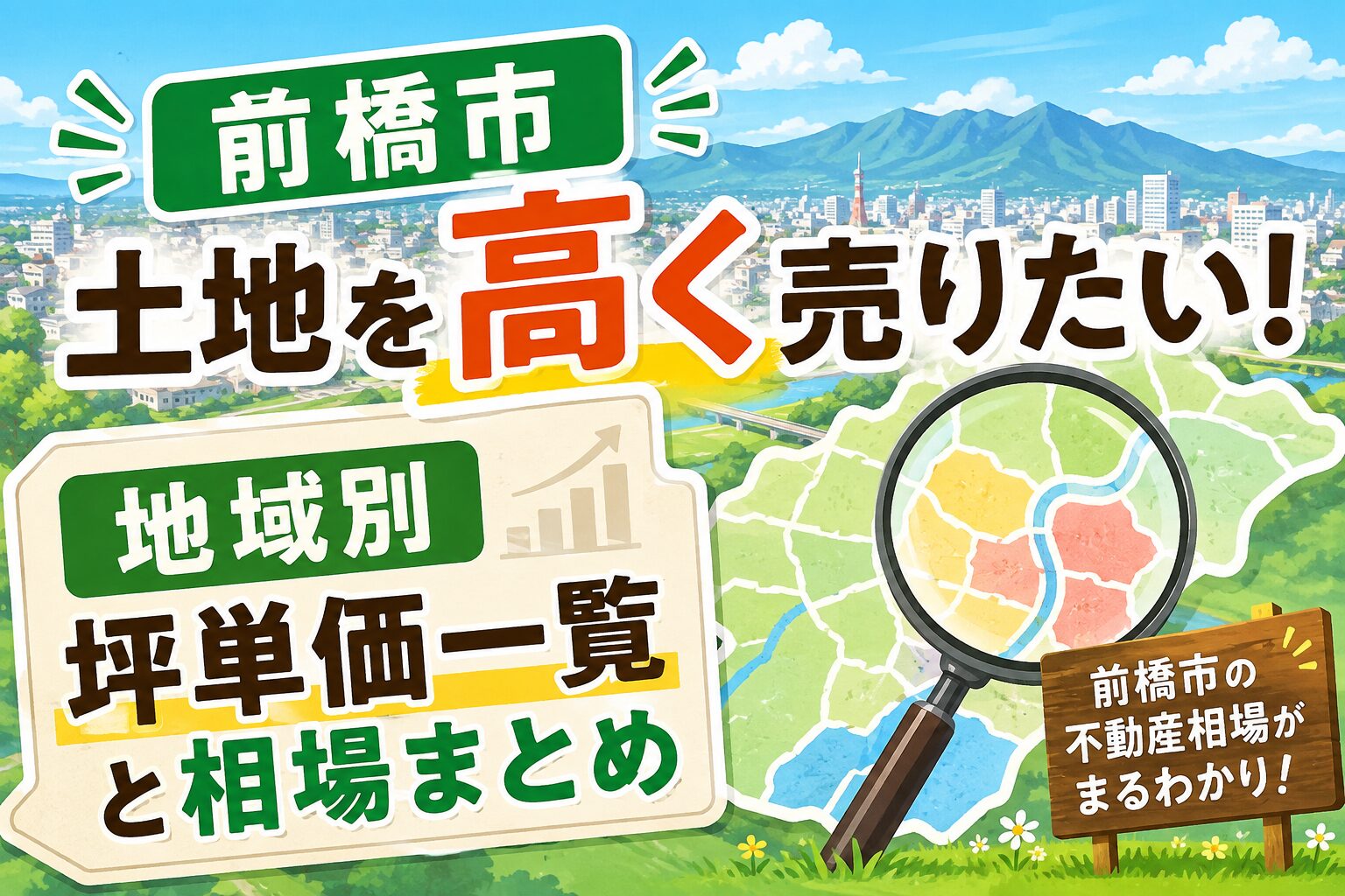 前橋市の土地売却査定を解説