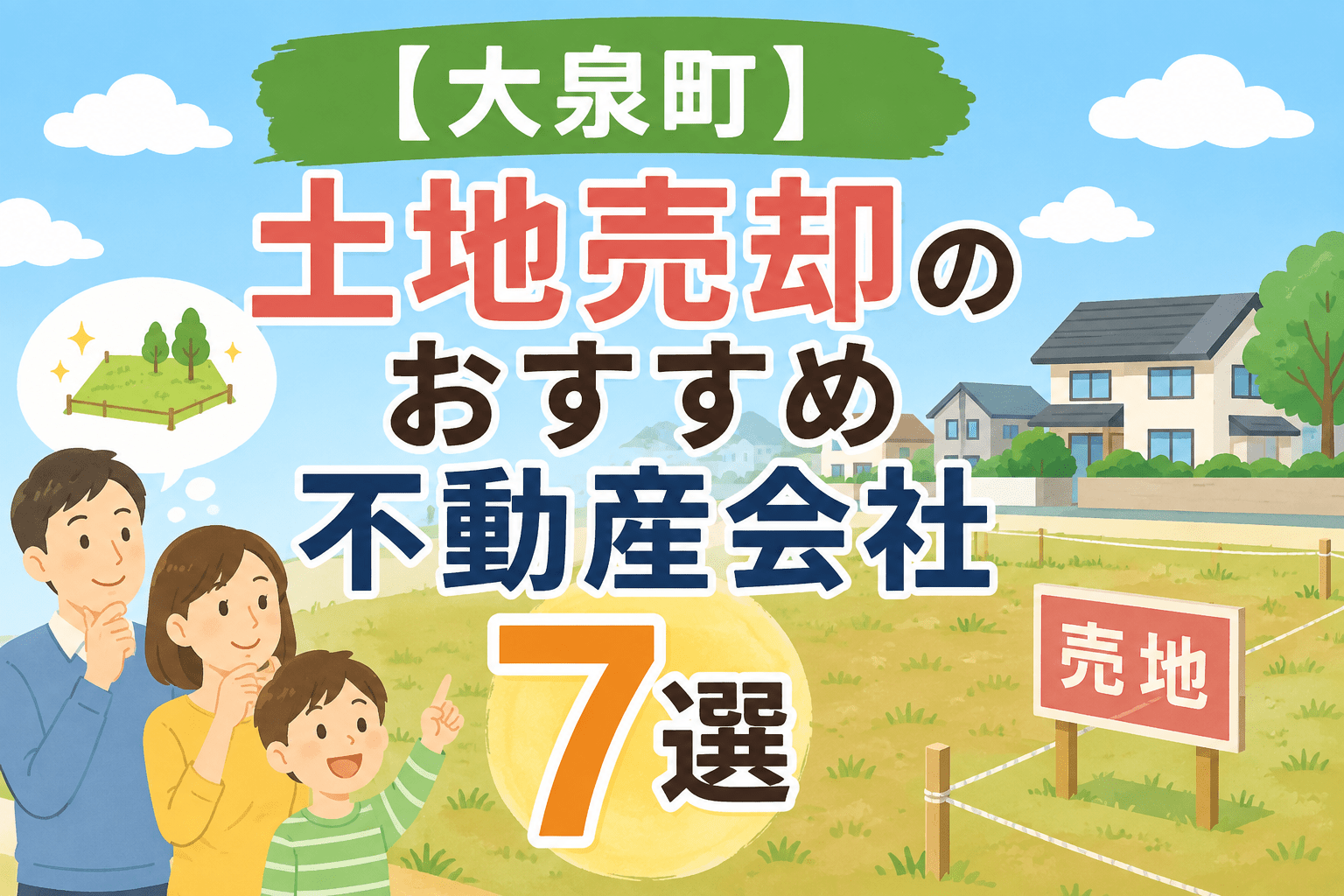 大泉町の土地売却おすすめ不動産屋