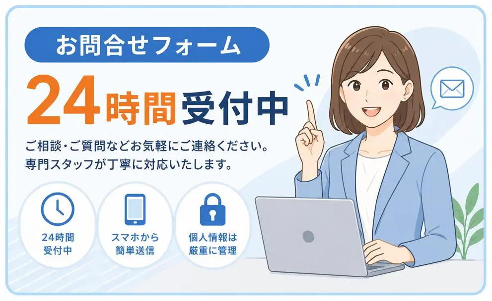リヤマ不動産のお問合せフォーム